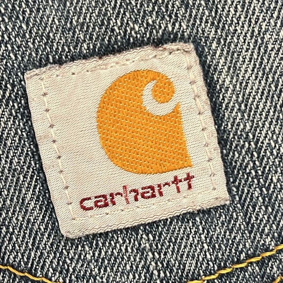 Carhartt Relaxed Fit 5-Pocket Jeans Medium Blue Wash Cotton 101483 Work 36x28.5 - Picture 11 of 14